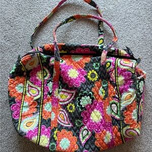 Vera Bradley Ziggy Zinnia Duffle